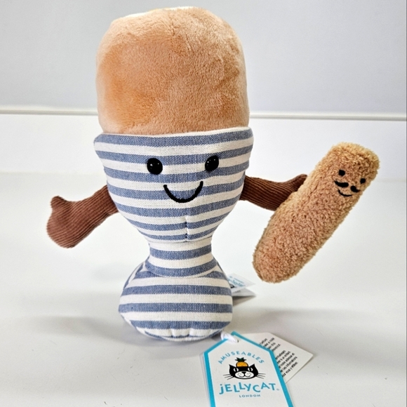 Jellycat Other - NEW Jellycat Amuseables Eggetha Egg & Lance Soldier Plush Authentic
